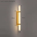 Ljojo Modern Long Strip Mesh Wall Lights LED Fixtures for Home Decor in Bedroom