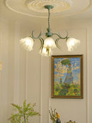 Ljojo French Retro Style Led Bedroom Chandelier Wall Lamp Cream Flower Creative Design