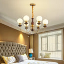 Modern Glass Ball LED Chandelier | Living Dining Room Kitchen Pendant Lights by Ljojo