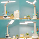 LED Table Lamp Eyes Protection Dimmable USB Rechargeable Desk Lamp by Ljojo
