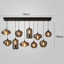Modern LED Pendant Light Glass Chandelier for Living Room & Bedroom by Ljojo