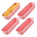 Ljojo Mini Silicone Bread Toast Mold Set - Kitchen Bakeware for DIY Baking