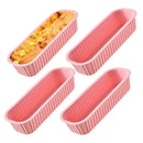 Ljojo Mini Silicone Bread Toast Mold Set - Kitchen Bakeware for DIY Baking