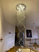 Ljojo Luxury LED Crystal Chandelier for Villas, Hotels, and Bedrooms