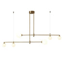Glass Ball Pendant Light LED Chandelier Modern Magic Bean Fixture for Living Dining Room by Ljojo