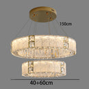 LED Crystal Chandelier for Light Luxury French Style Home Decor by Ljojo