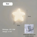Nordic Cloud Star Kids Wall Lamp LED Chandeliers for Children's Room by Ljojo