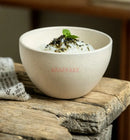 Ljojo 4.5-inch Sesame Glazed Ceramic Rice Bowl Set for Home Dining