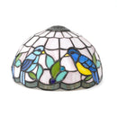 Ljojo 10 Inch Handmade Stained Glass Lampshade Replace for Table Pendant lamp