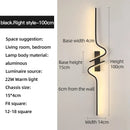 Ljojo Minimalist LED Wall Sconce for Bedroom Living Room TV Background