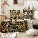Floral Owl Bird Print Pillowcase for Living Room & Bedroom Decor by Ljojo