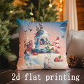 Christmas Cartoon Pillow Covers by Ljojo: Festive Decor for Sofa, Bedroom, Car