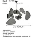 Japanese Handmade Rattan Vine Black Chandelier for Living Room by Ljojo