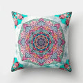 Ljojo Mandala Pattern Polyester Cushion Cover for Stylish Home Decor