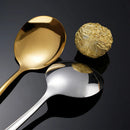 Ljojo Luxe Gold Stainless Steel Cutlery Set with Knife and Fork - Set of 48