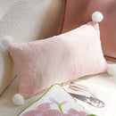 Ljojo Lily Jacquard Embroidery Pillow Cover for Sofa Living Room 45x45