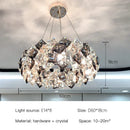 Ljojo Luxury Crystal Chandelier: Modern Gold Bedroom Living Room Lighting Fixtures
