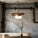 Rattan Glass Ceiling Chandelier Modern Boho Chic Lighting by Ljojo