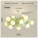 Nordic Style Led Chandeliers | Green Magic Beans Pendant Lamp for Home Decor by Ljojo