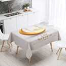 Elegant Ramadan Calligraphy Tablecloth by Ljojo