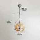 Adjustable American Retro Chandeliers LED Hanging Light for Bedroom Living Room by Ljojo
