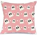 Halloween Ghost Pillowcase Set for Home Sofa, Pink Purple 45x45 - Ljojo Brand