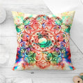 Ljojo Mandala Sun Moon Pillowcase: Bohemian Sofa Cushion Cover