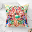 Ljojo Mandala Sun Moon Pillowcase: Bohemian Sofa Cushion Cover