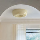 Ljojo Franch Cream Glass Ceiling Lamp DownLight for Living Room Bedroom