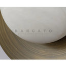 Ljojo Luxury Yunshi Stone Wall Lamp Copper Marble Sconce LED Light