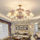 French Living Room Crystal Glass Chandelier Minimalist Modern Luxury Dining Bedroom Villa Hanging Lights Ljojo