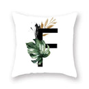 Floral Alphabet Pillow Case by Ljojo: Home & Car Decorative Cushion Cover