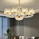 Ljojo Luxury Crystal Glass Pendant Lamp for Living Room, Dining Room, and Bedroom