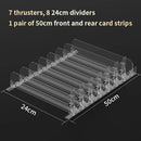 Ljojo™ Supermarket Shelf Pusher Propeller Display Rack for Lipsticks, Nail Polish, and Perfume