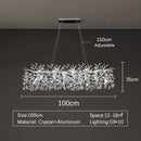 LED Luxury Gold Large Ceiling Chandelier for Living Room by Ljojo