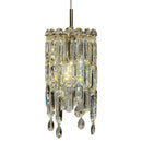 Modern Crystal Round Dining Room Pendant Light Fixture Luxury Indoor Lighting Gold/Chrome LED Bedroom - Ljojo