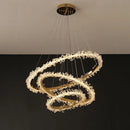 Nordic Luxury Crystal Ring Chandelier | Dimmable Ceiling Light by Ljojo