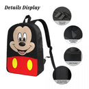 Ljojo Mickey Mouse Kids Backpack Lunch Box Pencil Boxes Set