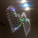 Ljojo Love Crystal Chandelier for Dining Room, Bedroom, or Bar