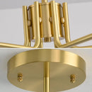 Modern Cream-colored Glass Spherical Ceiling Chandelier for Living, Bedroom & Dining Room by Ljojo