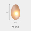 Ljojo Bubble Glass Wall Lamps for Hallway, Modern Irregular Sconces Light, Aisel Background Decoration