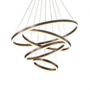 Ljojo LED Rings Ceiling Chandelier: Modern Living Room Dining Room Decor