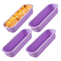 Ljojo Mini Silicone Bread Toast Mold Set - Kitchen Bakeware for DIY Baking