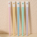 Ljojo Love Alloy Chopsticks Set - Non-Slip, Healthy, Korean Style, 5 Pairs