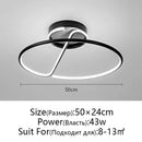 Modern Minimalist LED Ceiling Light Chandelier for Living Room by Ljojo