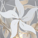 Ljojo Luxe Bauhinia Flower Chandelier: Decorative LED Lighting Fixture for Bedrooms & Clothing Stores