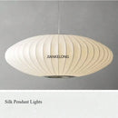 Italian Silk Cloth Pendant Lights Modern Lamps - Ljojo