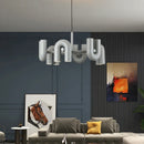 Ljojo Nordic Minimalist U-shaped Iron Chandelier Art Pendant Lamp LED Lighting