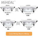 Ljojo™ LED Downlight Recessed Ceiling Lamp 3-color dimmable Spotlight 5W-15W AC 220V