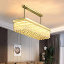 Ljojo Luxury Crystal Chandelier Pendant Light for Living Room and Dining Room
